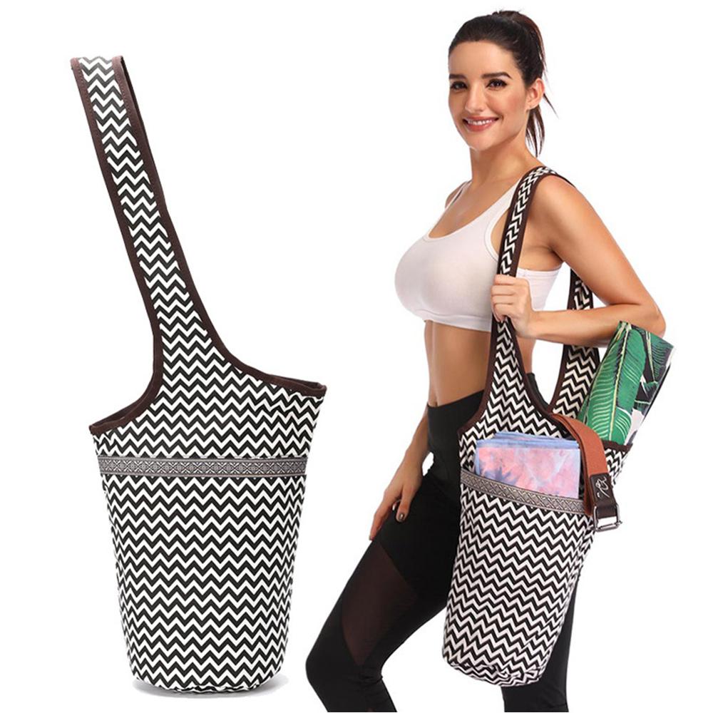 Fashion Yoga Mat Bag Canvas Yoga Bag Large Size Zipper Pocket Fit Most Size  Mats Tote Sling Carrier Fitness Supplies4945537 From Smoktechvape, $29.47